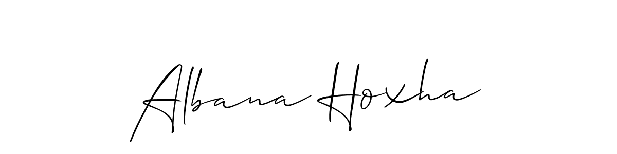 Make a beautiful signature design for name Albana Hoxha. Use this online signature maker to create a handwritten signature for free. Albana Hoxha signature style 2 images and pictures png