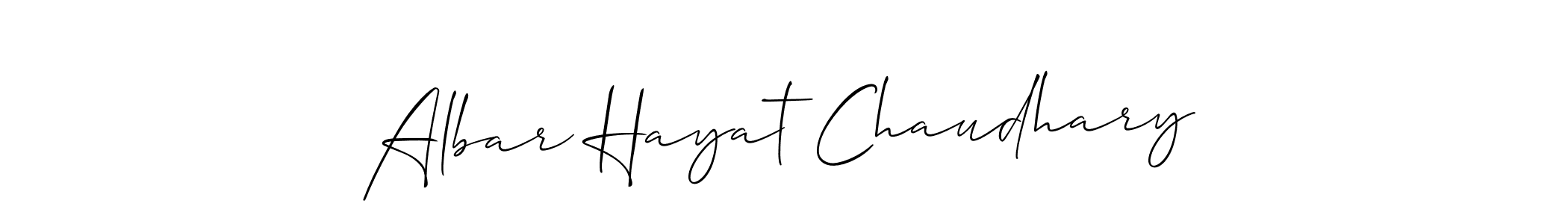 You can use this online signature creator to create a handwritten signature for the name Albar Hayat Chaudhary. This is the best online autograph maker. Albar Hayat Chaudhary signature style 2 images and pictures png