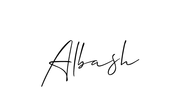 How to make Albash name signature. Use Allison_Script style for creating short signs online. This is the latest handwritten sign. Albash signature style 2 images and pictures png