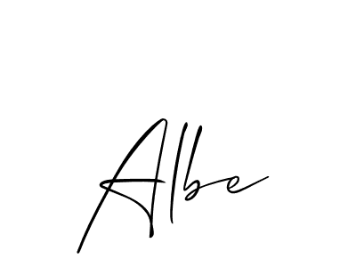 Make a beautiful signature design for name Albe. Use this online signature maker to create a handwritten signature for free. Albe signature style 2 images and pictures png