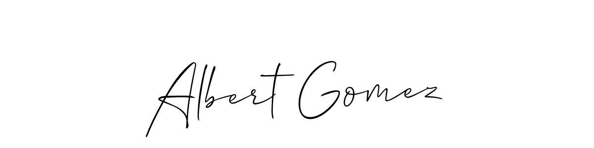 You can use this online signature creator to create a handwritten signature for the name Albert Gomez. This is the best online autograph maker. Albert Gomez signature style 2 images and pictures png