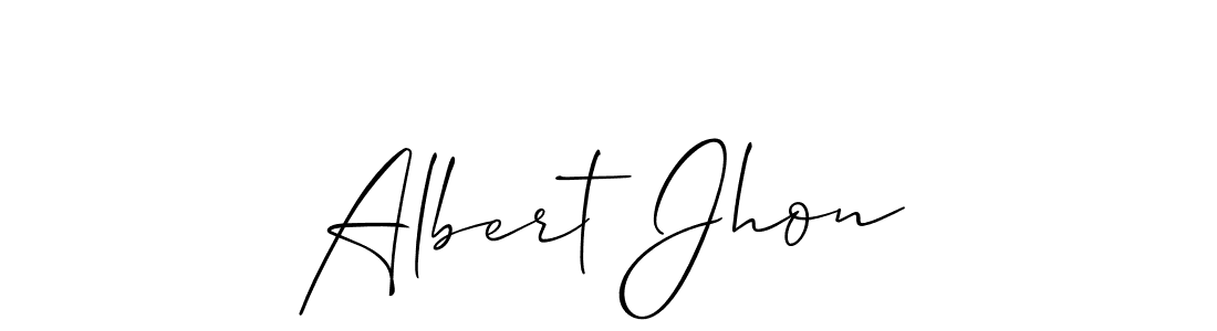 Once you've used our free online signature maker to create your best signature Allison_Script style, it's time to enjoy all of the benefits that Albert Jhon name signing documents. Albert Jhon signature style 2 images and pictures png