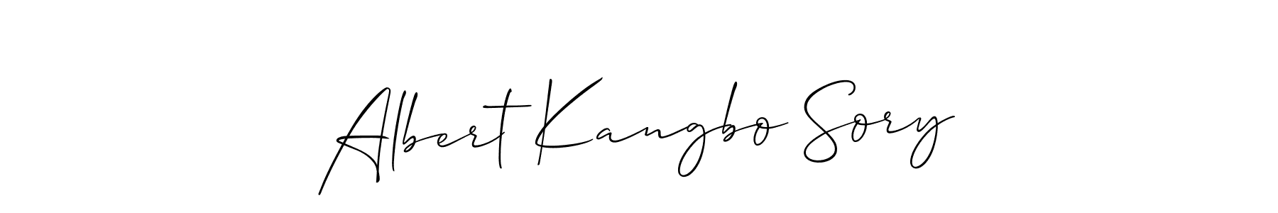 Best and Professional Signature Style for Albert Kangbo Sory. Allison_Script Best Signature Style Collection. Albert Kangbo Sory signature style 2 images and pictures png