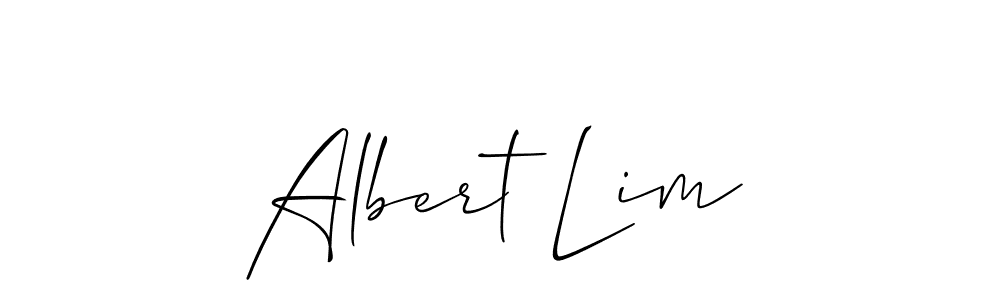 Also You can easily find your signature by using the search form. We will create Albert Lim name handwritten signature images for you free of cost using Allison_Script sign style. Albert Lim signature style 2 images and pictures png