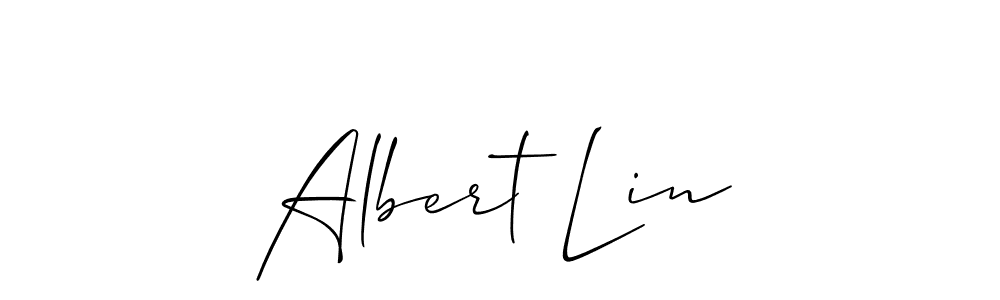 Create a beautiful signature design for name Albert Lin. With this signature (Allison_Script) fonts, you can make a handwritten signature for free. Albert Lin signature style 2 images and pictures png