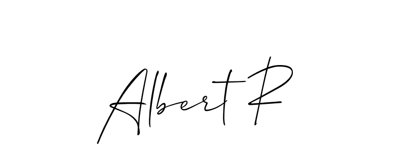 Make a short Albert R signature style. Manage your documents anywhere anytime using Allison_Script. Create and add eSignatures, submit forms, share and send files easily. Albert R signature style 2 images and pictures png