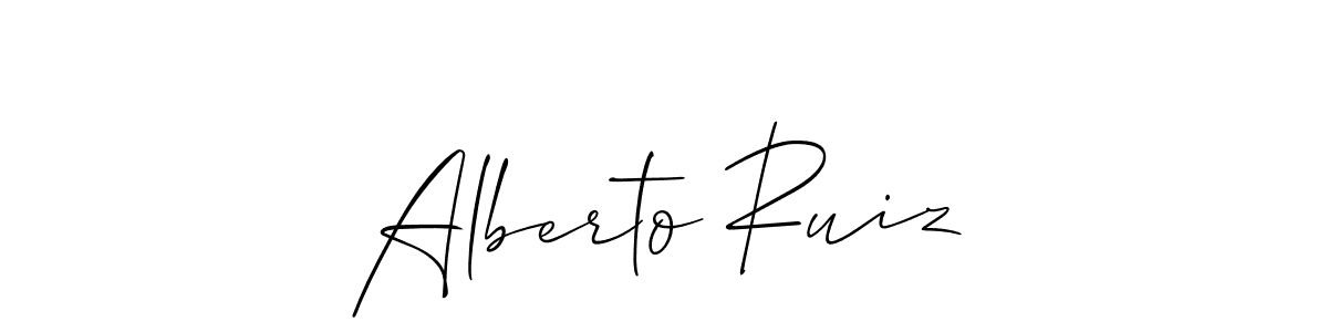 Here are the top 10 professional signature styles for the name Alberto Ruiz. These are the best autograph styles you can use for your name. Alberto Ruiz signature style 2 images and pictures png