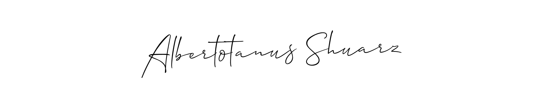 Best and Professional Signature Style for Albertotanus Shuarz. Allison_Script Best Signature Style Collection. Albertotanus Shuarz signature style 2 images and pictures png