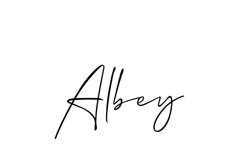 Also You can easily find your signature by using the search form. We will create Albey name handwritten signature images for you free of cost using Allison_Script sign style. Albey signature style 2 images and pictures png