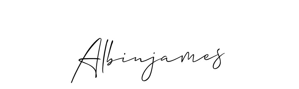 Make a beautiful signature design for name Albinjames. Use this online signature maker to create a handwritten signature for free. Albinjames signature style 2 images and pictures png