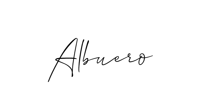 It looks lik you need a new signature style for name Albuero. Design unique handwritten (Allison_Script) signature with our free signature maker in just a few clicks. Albuero signature style 2 images and pictures png