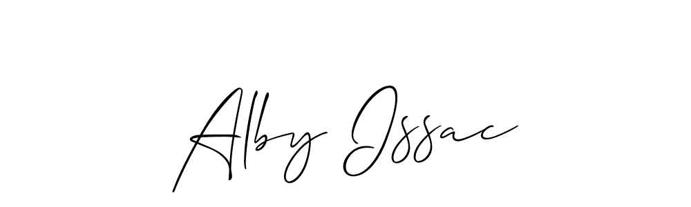 How to Draw Alby Issac signature style? Allison_Script is a latest design signature styles for name Alby Issac. Alby Issac signature style 2 images and pictures png