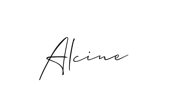 How to Draw Alcine signature style? Allison_Script is a latest design signature styles for name Alcine. Alcine signature style 2 images and pictures png