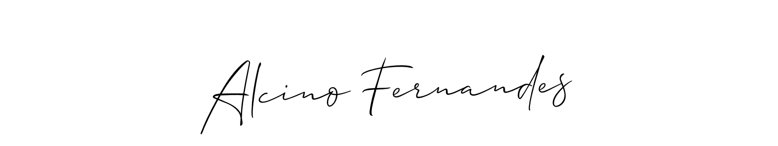 Best and Professional Signature Style for Alcino Fernandes. Allison_Script Best Signature Style Collection. Alcino Fernandes signature style 2 images and pictures png