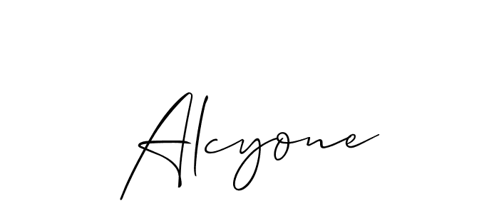 It looks lik you need a new signature style for name Alcyone. Design unique handwritten (Allison_Script) signature with our free signature maker in just a few clicks. Alcyone signature style 2 images and pictures png