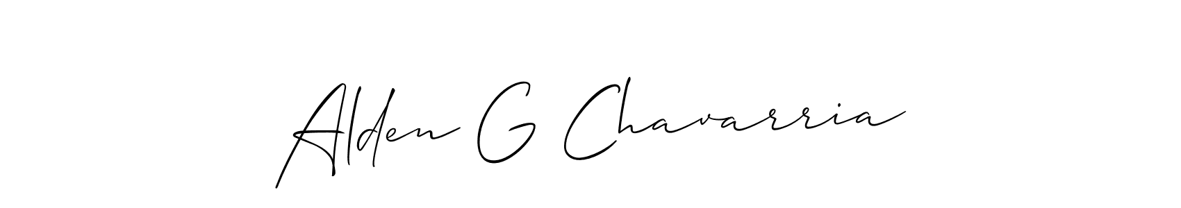 It looks lik you need a new signature style for name Alden G Chavarria. Design unique handwritten (Allison_Script) signature with our free signature maker in just a few clicks. Alden G Chavarria signature style 2 images and pictures png