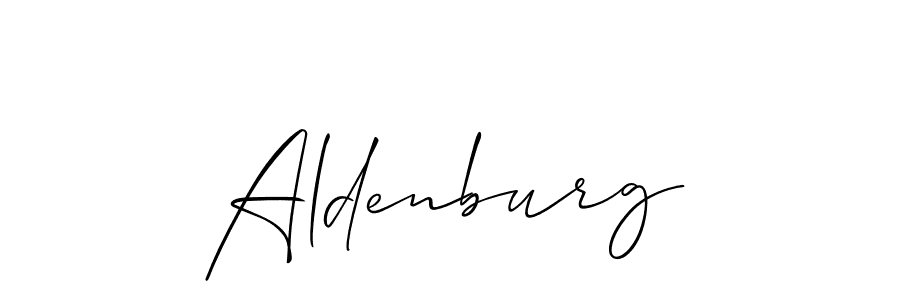 How to Draw Aldenburg signature style? Allison_Script is a latest design signature styles for name Aldenburg. Aldenburg signature style 2 images and pictures png