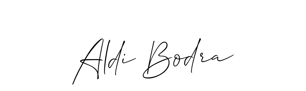 See photos of Aldi Bodra official signature by Spectra . Check more albums & portfolios. Read reviews & check more about Allison_Script font. Aldi Bodra signature style 2 images and pictures png