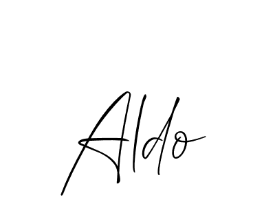 Best and Professional Signature Style for Aldo. Allison_Script Best Signature Style Collection. Aldo signature style 2 images and pictures png