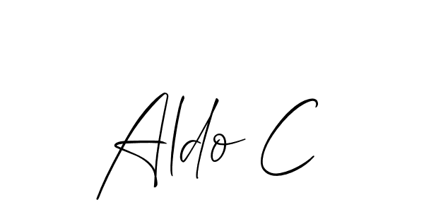 See photos of Aldo C official signature by Spectra . Check more albums & portfolios. Read reviews & check more about Allison_Script font. Aldo C signature style 2 images and pictures png