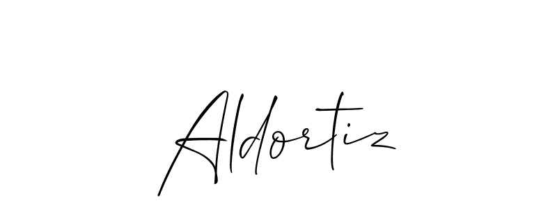 The best way (Allison_Script) to make a short signature is to pick only two or three words in your name. The name Aldortiz include a total of six letters. For converting this name. Aldortiz signature style 2 images and pictures png
