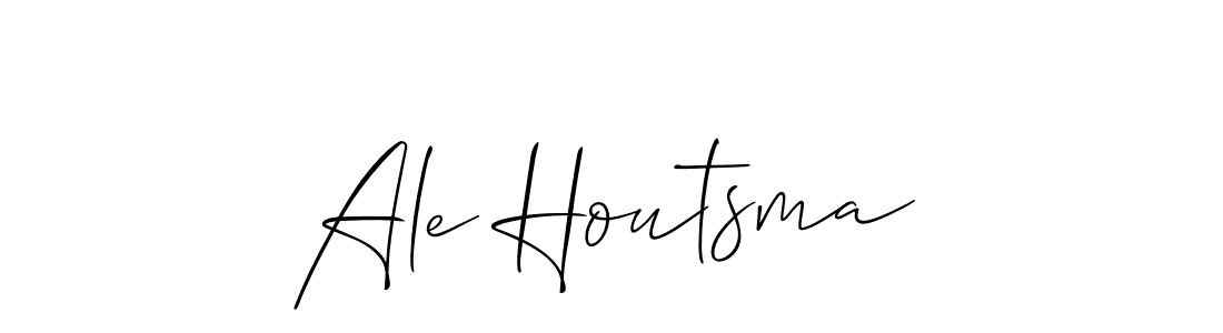 Make a beautiful signature design for name Ale Houtsma. With this signature (Allison_Script) style, you can create a handwritten signature for free. Ale Houtsma signature style 2 images and pictures png