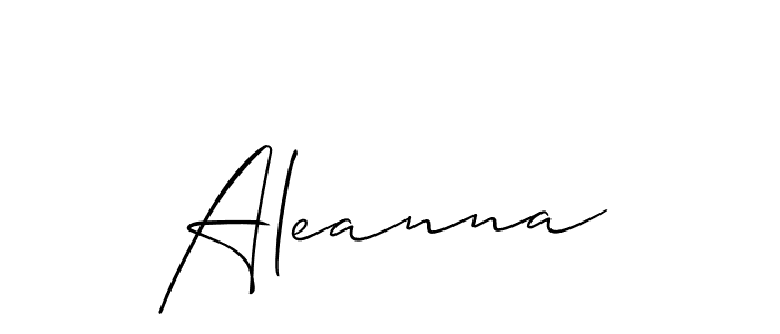 How to Draw Aleanna signature style? Allison_Script is a latest design signature styles for name Aleanna. Aleanna signature style 2 images and pictures png