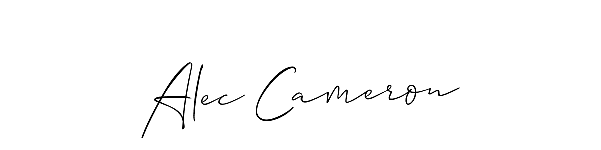 Best and Professional Signature Style for Alec Cameron. Allison_Script Best Signature Style Collection. Alec Cameron signature style 2 images and pictures png
