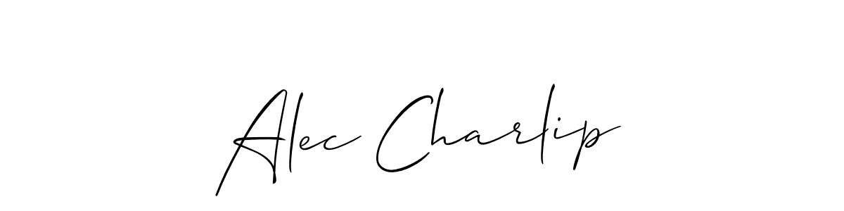 Create a beautiful signature design for name Alec Charlip. With this signature (Allison_Script) fonts, you can make a handwritten signature for free. Alec Charlip signature style 2 images and pictures png