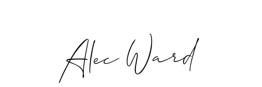 It looks lik you need a new signature style for name Alec Ward. Design unique handwritten (Allison_Script) signature with our free signature maker in just a few clicks. Alec Ward signature style 2 images and pictures png