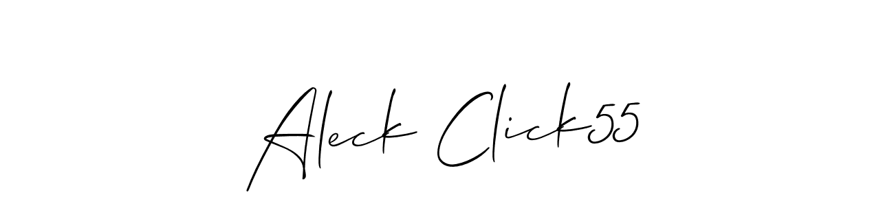 Best and Professional Signature Style for Aleck Click55. Allison_Script Best Signature Style Collection. Aleck Click55 signature style 2 images and pictures png