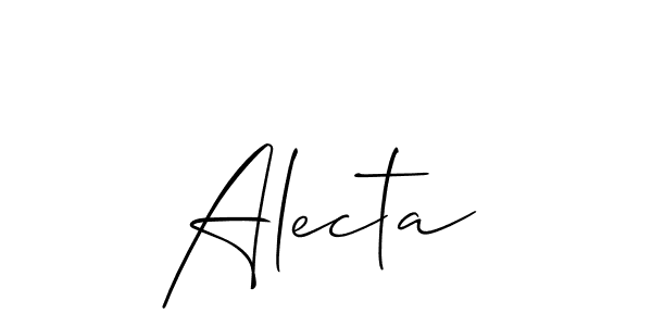 Once you've used our free online signature maker to create your best signature Allison_Script style, it's time to enjoy all of the benefits that Alecta name signing documents. Alecta signature style 2 images and pictures png