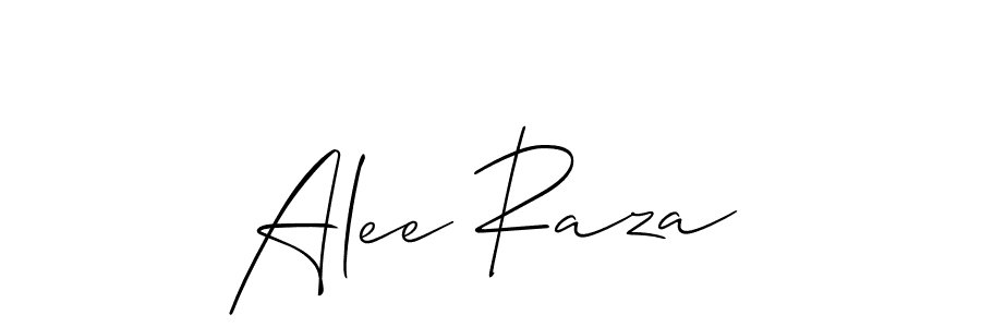 Also we have Alee Raza name is the best signature style. Create professional handwritten signature collection using Allison_Script autograph style. Alee Raza signature style 2 images and pictures png