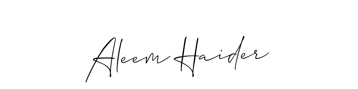 You can use this online signature creator to create a handwritten signature for the name Aleem Haider. This is the best online autograph maker. Aleem Haider signature style 2 images and pictures png