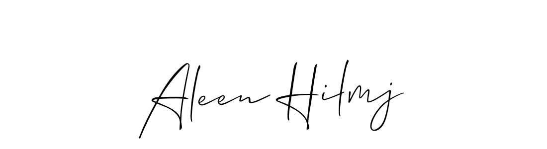 Once you've used our free online signature maker to create your best signature Allison_Script style, it's time to enjoy all of the benefits that Aleen Hilmj name signing documents. Aleen Hilmj signature style 2 images and pictures png