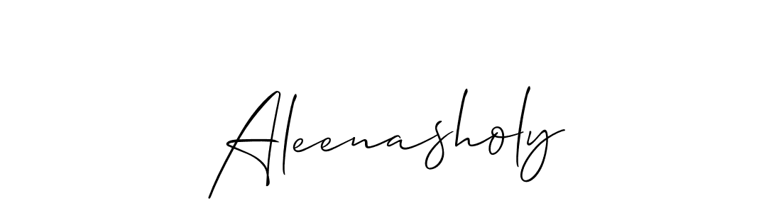 Best and Professional Signature Style for Aleenasholy. Allison_Script Best Signature Style Collection. Aleenasholy signature style 2 images and pictures png