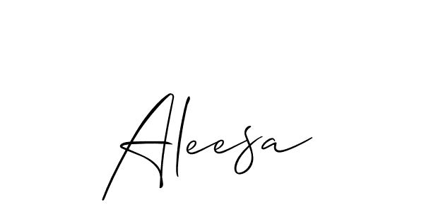 How to Draw Aleesa signature style? Allison_Script is a latest design signature styles for name Aleesa. Aleesa signature style 2 images and pictures png