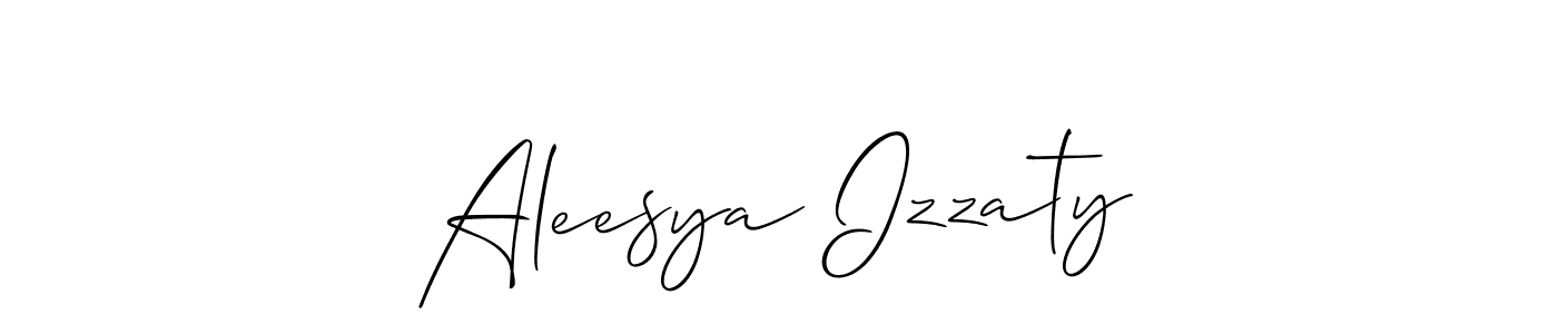 Check out images of Autograph of Aleesya Izzaty name. Actor Aleesya Izzaty Signature Style. Allison_Script is a professional sign style online. Aleesya Izzaty signature style 2 images and pictures png