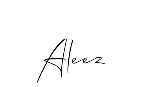 You can use this online signature creator to create a handwritten signature for the name Aleez. This is the best online autograph maker. Aleez signature style 2 images and pictures png