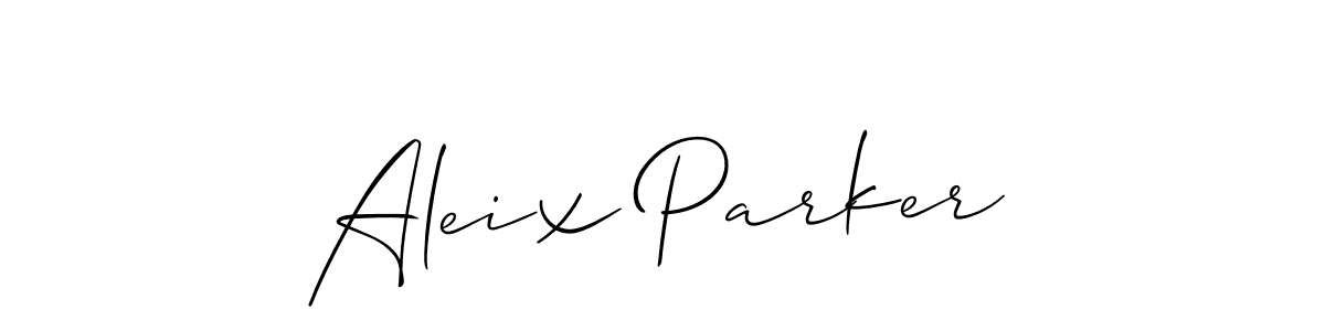 if you are searching for the best signature style for your name Aleix Parker. so please give up your signature search. here we have designed multiple signature styles  using Allison_Script. Aleix Parker signature style 2 images and pictures png