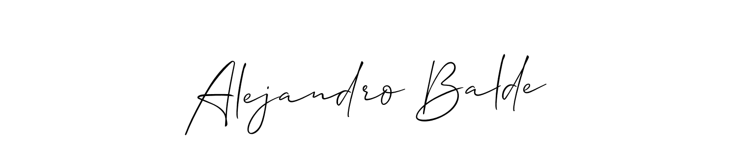 You can use this online signature creator to create a handwritten signature for the name Alejandro Balde. This is the best online autograph maker. Alejandro Balde signature style 2 images and pictures png