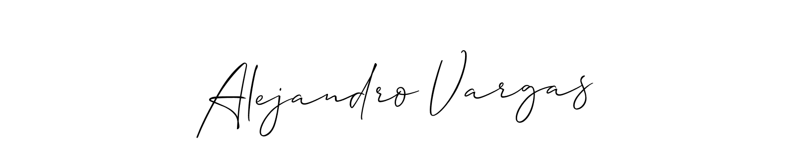 Best and Professional Signature Style for Alejandro Vargas. Allison_Script Best Signature Style Collection. Alejandro Vargas signature style 2 images and pictures png
