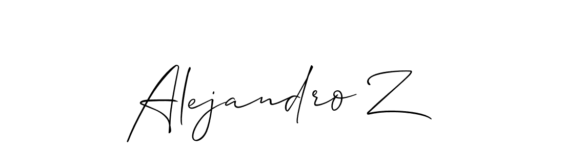 This is the best signature style for the Alejandro Z name. Also you like these signature font (Allison_Script). Mix name signature. Alejandro Z signature style 2 images and pictures png