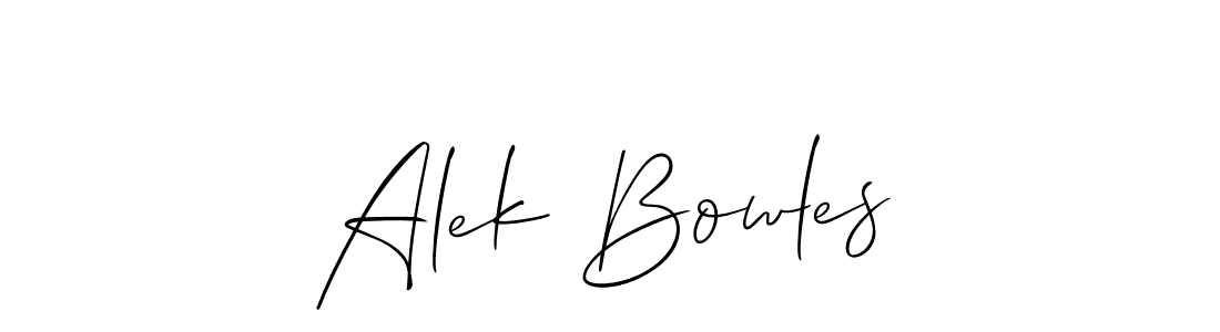 Make a beautiful signature design for name Alek Bowles. Use this online signature maker to create a handwritten signature for free. Alek Bowles signature style 2 images and pictures png