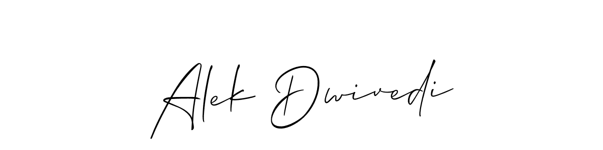 You should practise on your own different ways (Allison_Script) to write your name (Alek Dwivedi) in signature. don't let someone else do it for you. Alek Dwivedi signature style 2 images and pictures png
