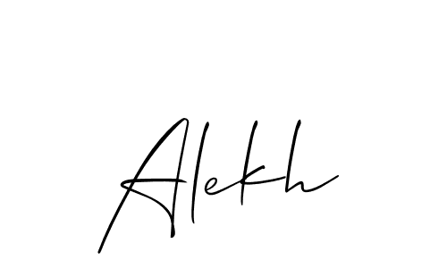 Best and Professional Signature Style for Alekh. Allison_Script Best Signature Style Collection. Alekh signature style 2 images and pictures png