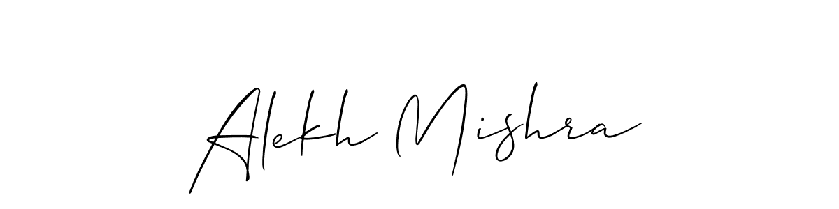 This is the best signature style for the Alekh Mishra name. Also you like these signature font (Allison_Script). Mix name signature. Alekh Mishra signature style 2 images and pictures png