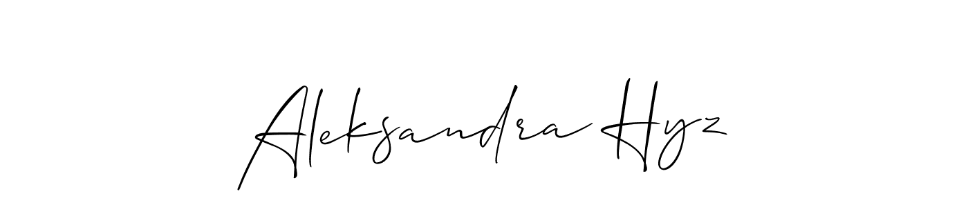 You can use this online signature creator to create a handwritten signature for the name Aleksandra Hyz. This is the best online autograph maker. Aleksandra Hyz signature style 2 images and pictures png