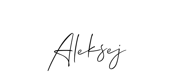 You can use this online signature creator to create a handwritten signature for the name Aleksej. This is the best online autograph maker. Aleksej signature style 2 images and pictures png