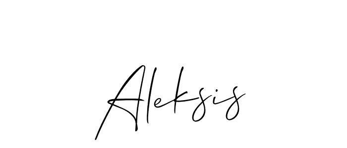 Once you've used our free online signature maker to create your best signature Allison_Script style, it's time to enjoy all of the benefits that Aleksis name signing documents. Aleksis signature style 2 images and pictures png